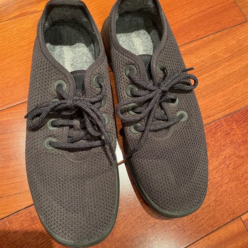 All Birds charcoal sneakers